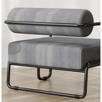 Comfortable Ergonomic Accent Chair with Ottoman for Living Room Bedroom Office Easy Assembly