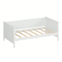 Solid Wood Twin Daybed with Under Bed Storage Drawers - Versatile Platform Bed for Kids Teens and Guests