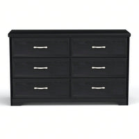 Modern 9 Drawer Dresser with Metal Slides and Anti-Tip Straps for Bedroom Living Room Hallway 47.6L x 15.7W x 28.9H