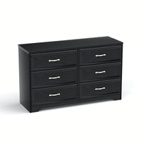 Modern 9 Drawer Dresser with Metal Slides and Anti-Tip Straps for Bedroom Living Room Hallway 47.6L x 15.7W x 28.9H