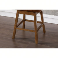 Bar Stools Set Of 2 Counter Height Chairs With Footrest For Kitchen, Dining Room And 360 Degree Swivel