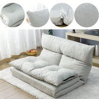 Fabric Folding Chaise Lounge Floor Sofa