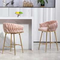 26" Counter Height Bar Stools Set Of 2