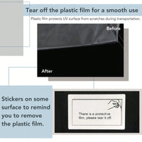 Modern Coffee Table With Tempered Glass Top And Drawer