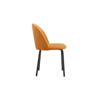 Stylish Upholstered Dining Chairs Set of 2 with Comfortable Backrest and Soft Cushions for Living Room Kitchen Cafe