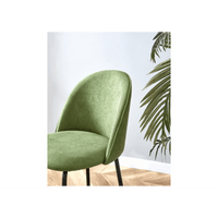 Stylish Upholstered Dining Chairs Set of 2 with Comfortable Backrest and Soft Cushions for Living Room Kitchen Cafe