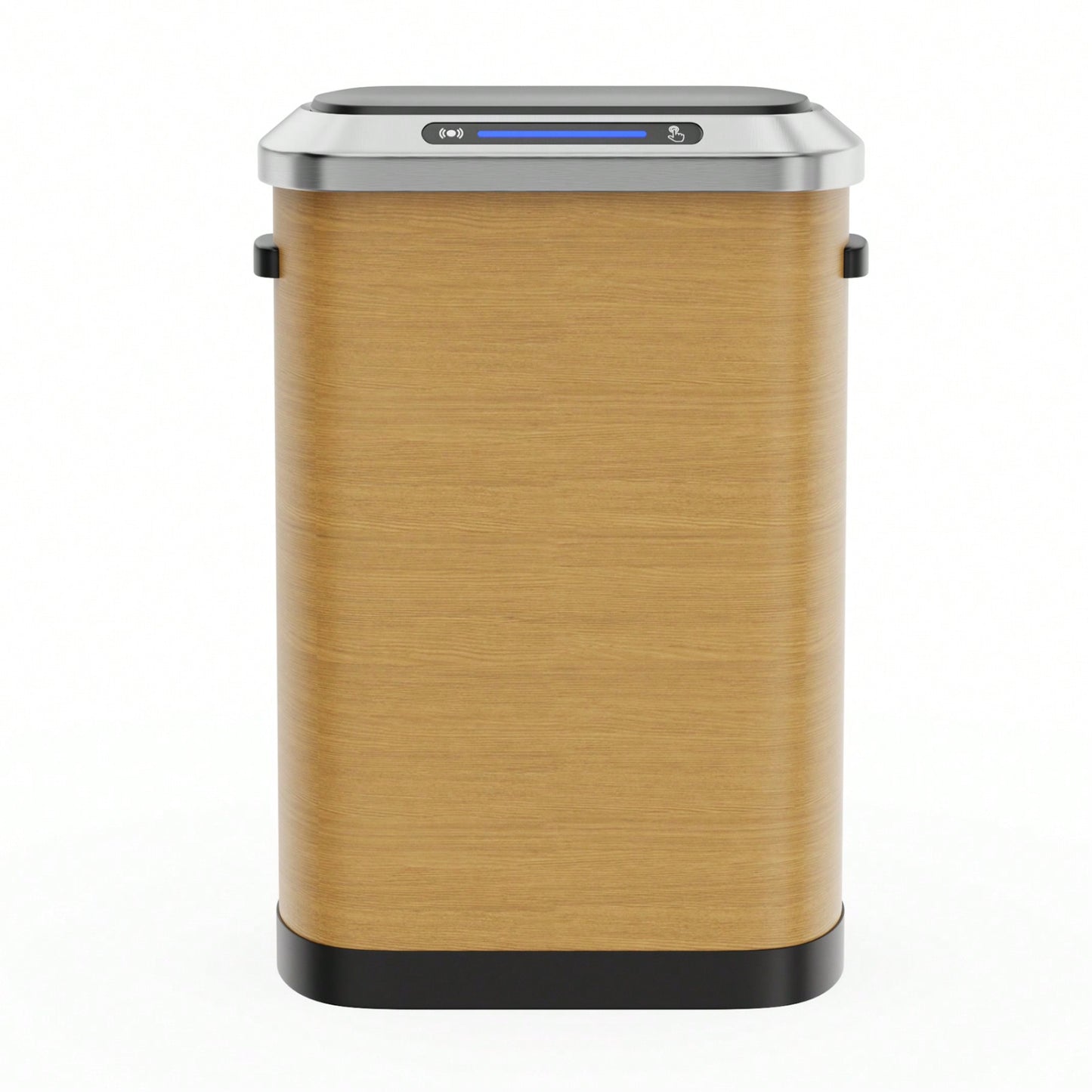 50L Stainless Steel Motion Sensor Trash Can with Quiet Close Lid and Countdown Beam - Hands-Free 13.2 Gallon Kitchen Bin