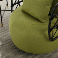 Stylish Velvet Accent Chair with Metal Legs Tufted Design Comfortable Deep Seat for Living Room Bedroom Office 250lb Capacity