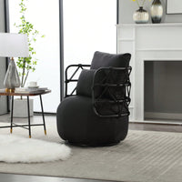 Stylish Velvet Accent Chair with Metal Legs Tufted Design Comfortable Deep Seat for Living Room Bedroom Office 250lb Capacity