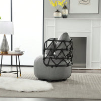Stylish Velvet Accent Chair with Metal Legs Tufted Design Comfortable Deep Seat for Living Room Bedroom Office 250lb Capacity