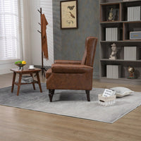 Wood Frame Armchair, Modern Accent Chair Lounge Chair For Living Room