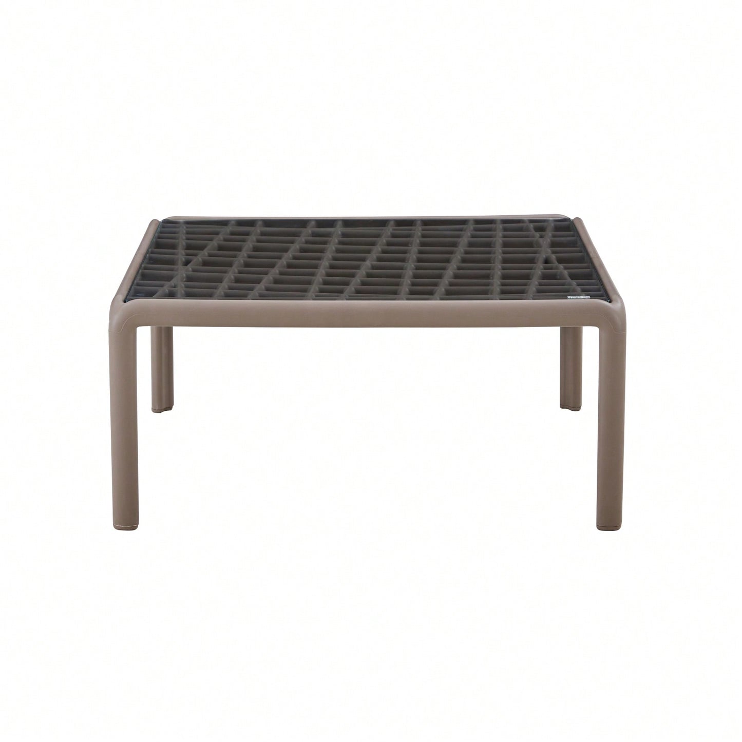 Weatherproof Outdoor Coffee Table and Cushioned Single Sofa Chair for Stylish Patio and Garden Relaxation