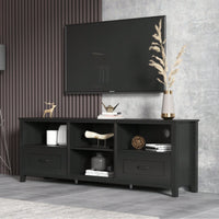 70.08 Inch Length TV Stand For Living Room And Bedroom, With 2 Drawers And 4 High-Capacity Storage Compartment