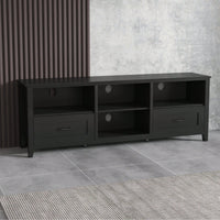 70.08 Inch Length TV Stand For Living Room And Bedroom, With 2 Drawers And 4 High-Capacity Storage Compartment