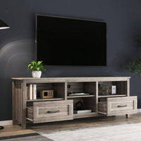 70.08 Inch Length TV Stand For Living Room And Bedroom, With 2 Drawers And 4 High-Capacity Storage Compartment