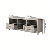 70.08 Inch Length TV Stand For Living Room And Bedroom, With 2 Drawers And 4 High-Capacity Storage Compartment