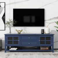 Sleek Modern TV Stand for 60 Inch TVs with Multifunctional Storage and Soft-Close Doors Ideal for Living Room and Bedroom