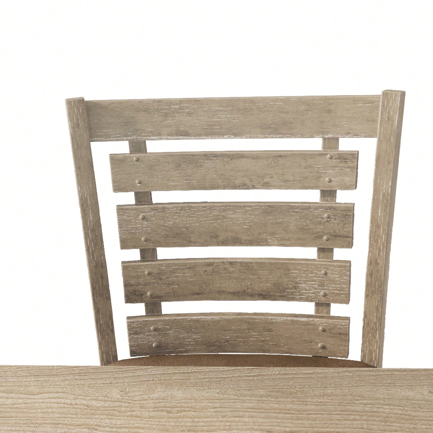 Rustic Farmhouse Dining Counter Chairs (Set Of 2)