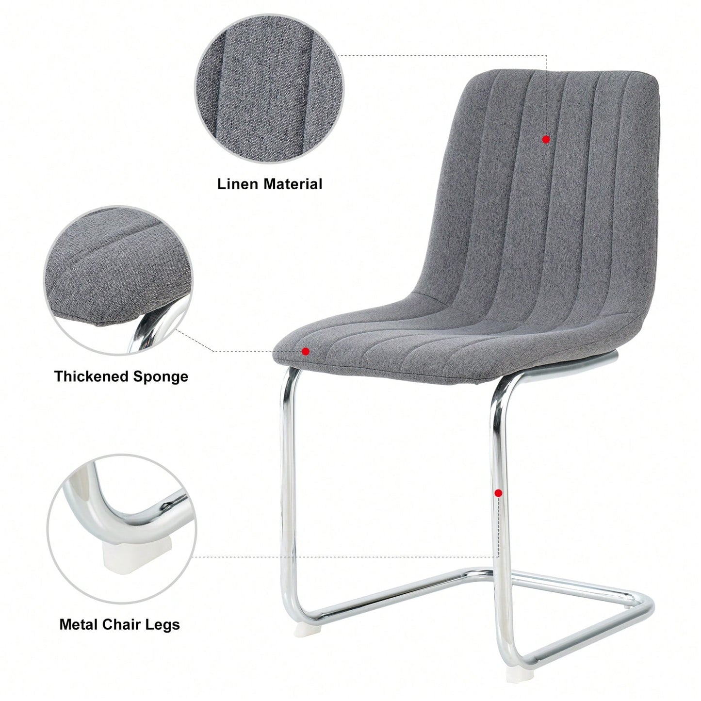 Stylish Velvet Dining Chairs Set of 4 with Back Support Metal Legs for Kitchen Office Bedroom