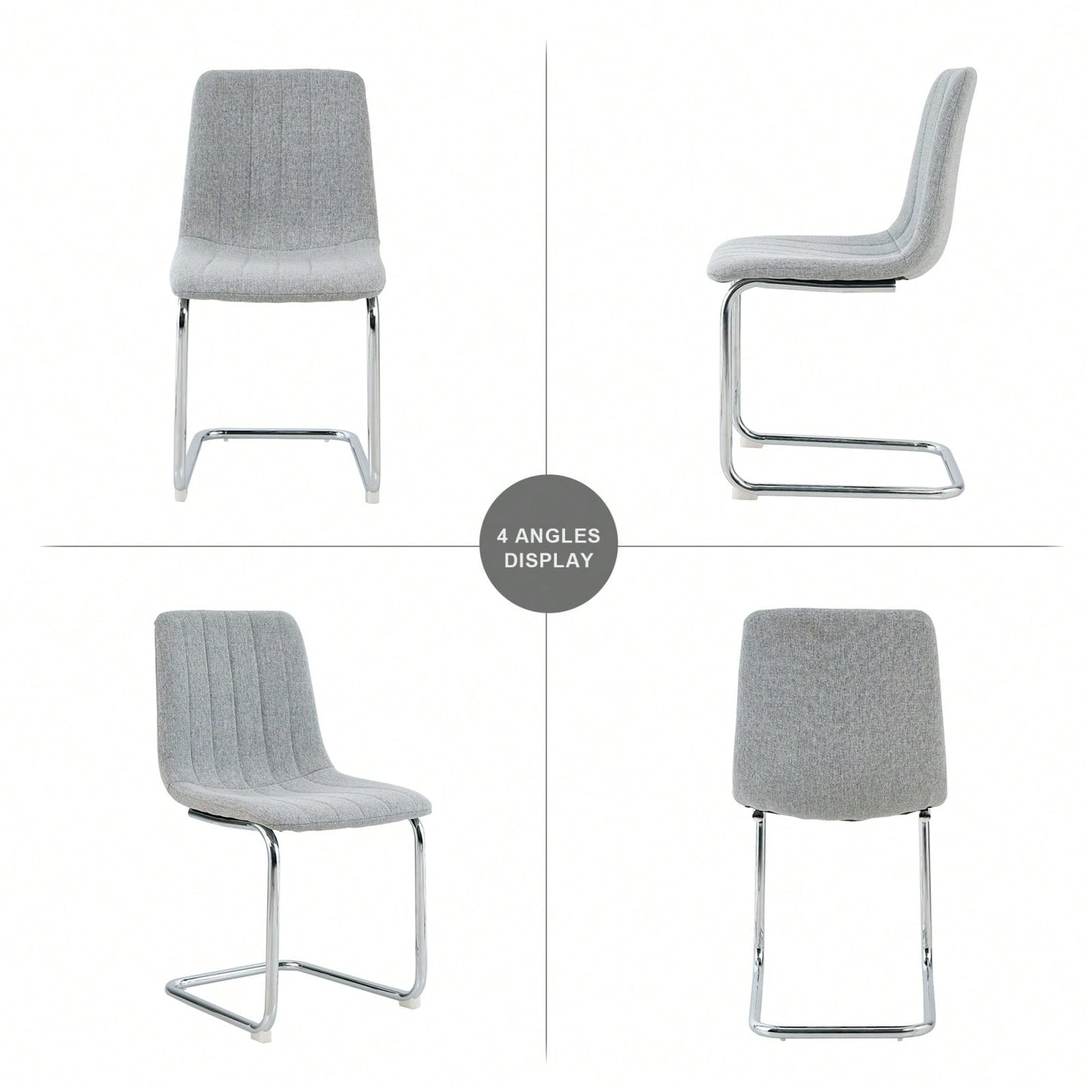 Stylish Velvet Dining Chairs Set of 4 with Back Support Metal Legs for Kitchen Office Bedroom