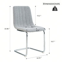 Stylish Velvet Dining Chairs Set of 4 with Back Support Metal Legs for Kitchen Office Bedroom