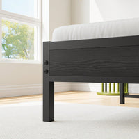 Twin Size Bed Frame With Storage Headboard And Charging Station