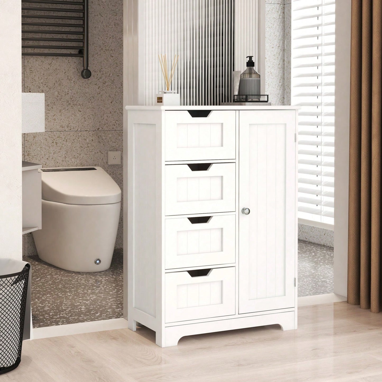 Freestanding Floor Storage Cabinet