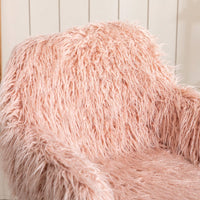 Modern Faux Fur Home Office Chair, Fluffy Chair For Girls, Makeup Vanity Chair