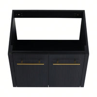 24 Inch Wall-Mounted Bathroom Vanity (Only The Cabinet Body, No Top Sink)