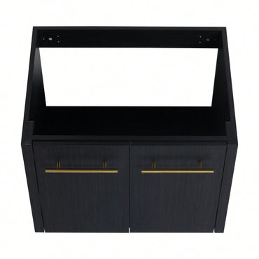 24 Inch Wall-Mounted Bathroom Vanity (Only The Cabinet Body, No Top Sink)