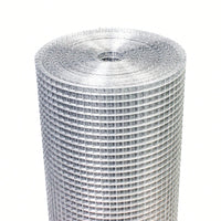 1/2 Inch Hardware Cloth (60" X 100' Roll) - Galvanized Steel Wire Mesh Fencing - Garden Fence, Animal Barrier, DIY Projects