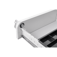 Mobile Rolling File Cabinet with Lock 3 Drawer Under Desk Storage for Legal Letter A4 Files Anti-Tilt Design