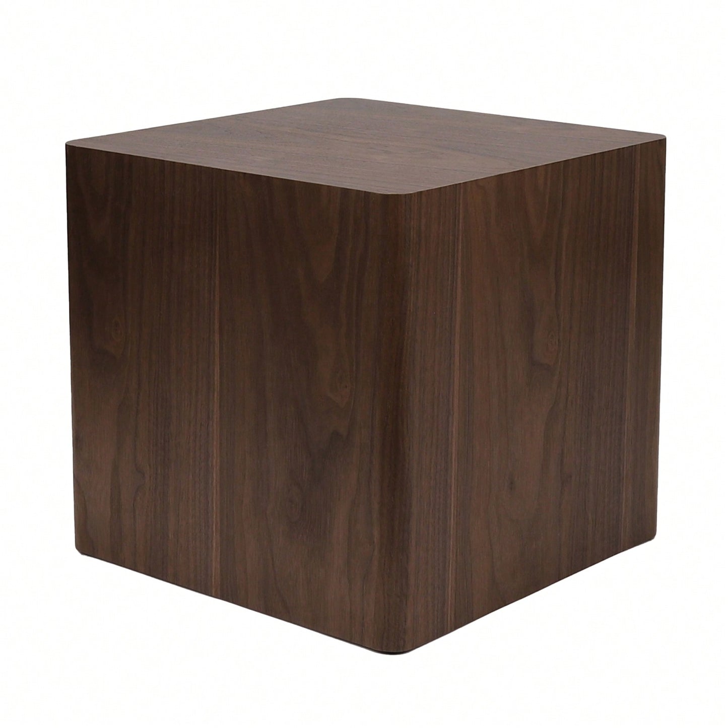 Nesting Coffee Tables Set of 2 with Walnut and Oak Trim Space-Saving MDF Side Tables for Living Room and Bedroom