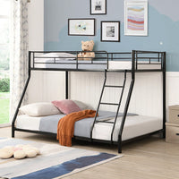 Metal Bunk Bed In Black