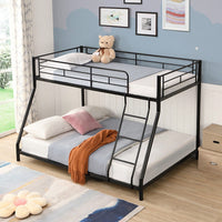 Metal Bunk Bed In Black