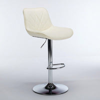Adjustable Swivel Bar Stools Set of 2 with Back Support Ergonomic Design for Kitchen Island Pub 25-33 Inch Seat Height