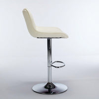 Adjustable Swivel Bar Stools Set of 2 with Back Support Ergonomic Design for Kitchen Island Pub 25-33 Inch Seat Height
