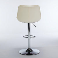 Adjustable Swivel Bar Stools Set of 2 with Back Support Ergonomic Design for Kitchen Island Pub 25-33 Inch Seat Height