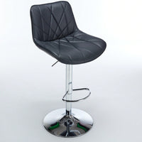Adjustable Swivel Bar Stools Set of 2 with Back Support Ergonomic Design for Kitchen Island Pub 25-33 Inch Seat Height