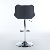 Adjustable Swivel Bar Stools Set of 2 with Back Support Ergonomic Design for Kitchen Island Pub 25-33 Inch Seat Height