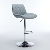 Adjustable Swivel Bar Stools Set of 2 with Back Support Ergonomic Design for Kitchen Island Pub 25-33 Inch Seat Height