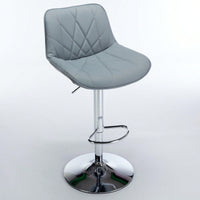 Adjustable Swivel Bar Stools Set of 2 with Back Support Ergonomic Design for Kitchen Island Pub 25-33 Inch Seat Height
