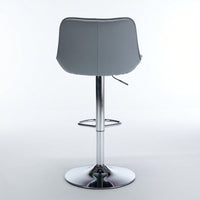 Adjustable Swivel Bar Stools Set of 2 with Back Support Ergonomic Design for Kitchen Island Pub 25-33 Inch Seat Height