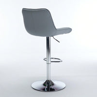 Adjustable Swivel Bar Stools Set of 2 with Back Support Ergonomic Design for Kitchen Island Pub 25-33 Inch Seat Height