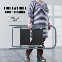 Sturdy 2 Step Ladder with Anti-Slip Pedal 330lbs Capacity Space Saving Design for Home Kitchen Office