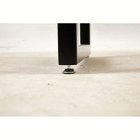 Modern Space Saving Kitchen Table For Living Room, Extendable Dining Table With Metal Leg