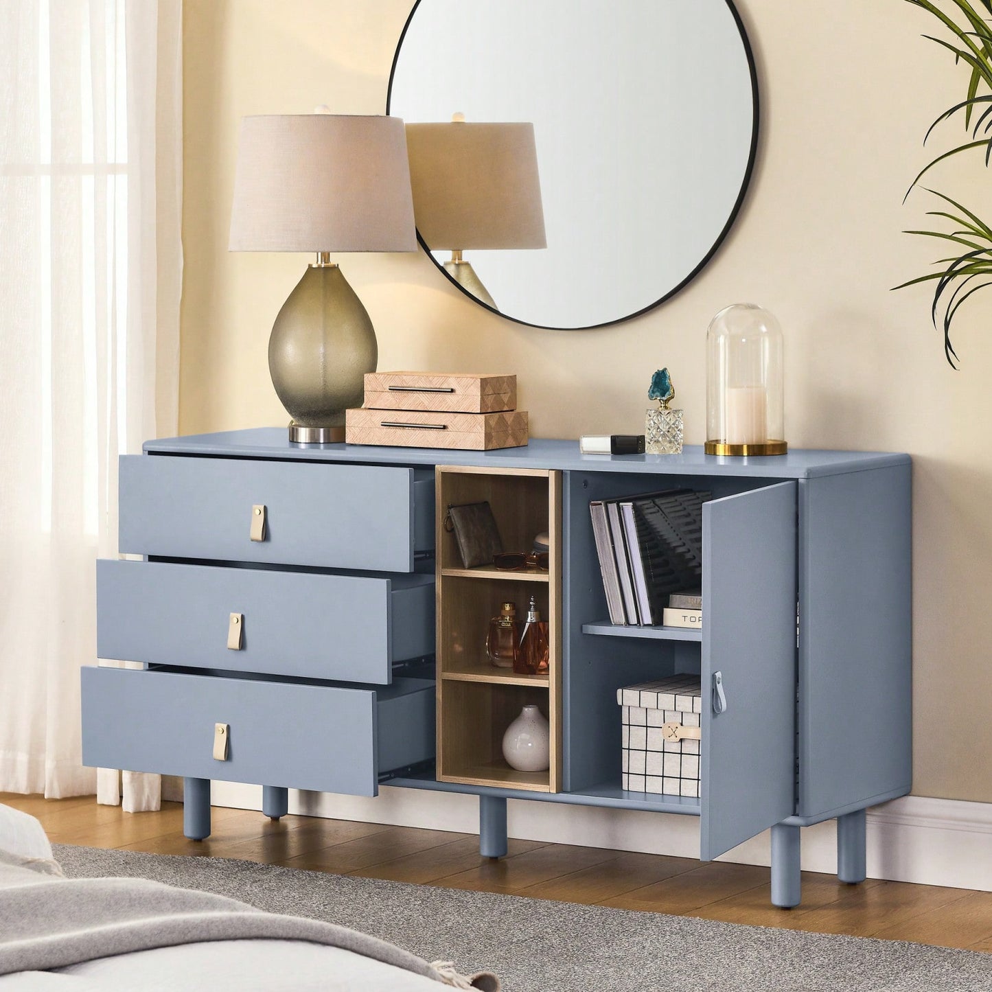 Multi-Functional Storage Cabinet, Chest Of Drawers, Wooden Storage Cabinet