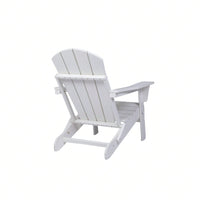 Folding Adirondack Chair, Stackable Arm Rest Ergonomic HDPE All-Weather Adirondack Chair