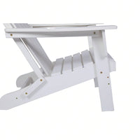 Folding Adirondack Chair, Stackable Arm Rest Ergonomic HDPE All-Weather Adirondack Chair