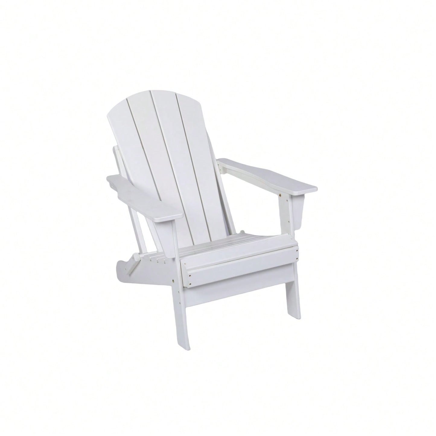 Folding Adirondack Chair, Stackable Arm Rest Ergonomic HDPE All-Weather Adirondack Chair